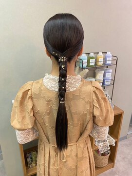 ウルー 恵比寿店(uruu) 【タイト編みおろし】恵比寿/恵比寿駅前/結婚式/ヘアセット/早朝