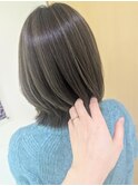 グレージュハイライト