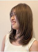 レイヤーカット髪質改善トリートメント前髪カット