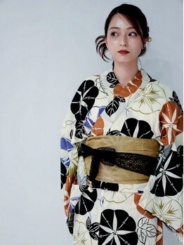 ヘアビューティースタジオ ラルガ(Hair beauty studio Raruga)の写真/【小倉駅・平和通り駅近く】特別な日の着付けはプロにお任せ！着付けヘアセットのお得なクーポンあり◇