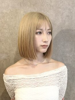 アンサー(answer)の写真/最新トレンドにあなたらしさをプラスした透明感カラー♪おしゃれハイトーンカラーはanswerにお任せ◎