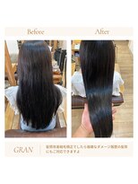 グランバイ アトリエドングリ(Grand × AtlierDonguri)&nbsp;お客様髪質改善データ1897（髪質改善縮毛矯正）