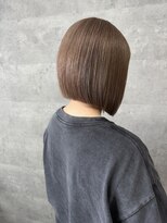 ルイス(L'wis)&nbsp;ウッドブラウン×ボブ、カラー＋カット