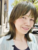 メリケンビューティーパーラー コウベ(MERICAN BEAUTY PARLOR KOBE)&nbsp;デサインカット(ミディアム)tomo.arshad