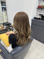 クラン 岡本(Chlan)&nbsp;グラデーションカラー　ミルクティグレージュ