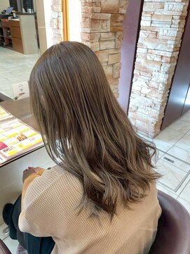 ルページ 千葉(lpage) 髪質改善/顔周りレイヤーカット/グレージュ[千葉/千葉駅]