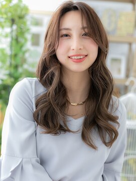 カバーヘア ブリス 志木南口駅前店(COVER HAIR bliss) 大人グラマラスくせ毛風ゆる巻きロングA4志木20代30代40代