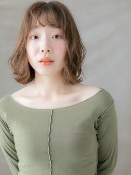 カバーヘア イヴ 戸頭店(COVER HAIR EVE) グレーブラウン大人可愛い小顔マレットヘアTd2戸頭20代30代40代