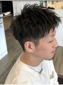 爽やかアップバング