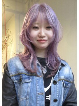 ゾーイ ダイミョウ 天神大名(ZOEY daimyo) 福岡 大名 レイヤーカット ハッシュカット ブリーチカラー