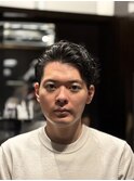 海外風かきあげヘアー