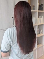 ラレヴ(Le Reve)&nbsp;ロングレイヤー 艶髪 カシスピンク 美髪 顔周りカット