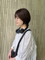 クリック(Click) ダークパープル/ナチュラルショート/ミルクブラウン/夏/小倉