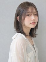 トリニティ(trinity) 髪質改善 縮毛矯正 大人ボブ 小顔 ミントベージュ 沖縄