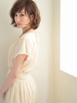 ケアシンサイバシ(CARE shinsaibashi) 【CARE】ショコラブラウン×ダブルバングスが可愛いラフミディ☆