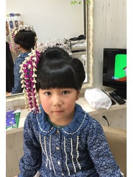 七五三の日本髪 L 美容室 トビラ Tobira のヘアカタログ ホットペッパービューティー