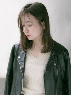 ルティア(Lutia) シースルーバング　ブルージュ　ダブルカラー