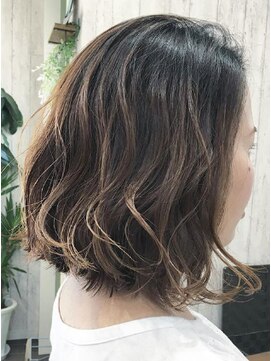 シャルマンフォーヘア(Charmant for hair) ☆Charmant☆グラデーションカラー×切りっぱなしボブ