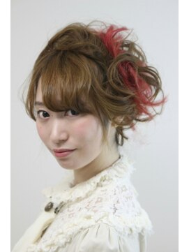 オレンジ(orange) ヘアセット