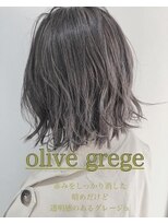 ネイヴィル(navile)&nbsp;オリーブグレージュ×ボブ