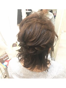 シェルベアー 銀座四丁目(Shell Bear) ☆ヘアアレンジ☆ショート　20代30代40代結婚式　ヘアセッ/銀座
