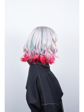 クリップ ジョイント ゴッド(CLIP JOINT GOD) ホワイト×レッド グラデーション☆