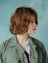 アラワラブルー(arrawarra blue)&nbsp;ミディアムラフパーマ/20代/30代/40代/50代/倉敷/白楽町