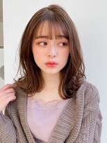 小顔前髪くびれイヤリングカラーイメチェンラベンダーカラー♪
