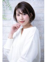 ヘアーアートシフォン 池袋西口店(Hair art chiffon)&nbsp;ハイライトカラーグラボブミニボブラベージュボブルフミニウルフ