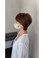 ビス(bis)&nbsp;大人ショートにハイライトカラー