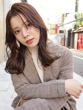 ログ オモテサンドウ(L.O.G OMOTESANDO) 顔周りレイヤーレイヤーボブウルフカット韓国風レイヤー20代