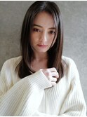 【髪質改善】透け感ストレートスタイル