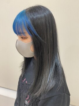 エンリー(ENlee) 【川瀬莉穂】バングカラー×ブルーカラー