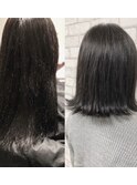＊津村＊style by LUXBE＊軽やかセミディ☆before&after
