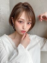 ラルユー 金山(LallYou)&nbsp;美髪/ホワイトグレージュ/ネビージュ/大人かわいい/こなれミディ