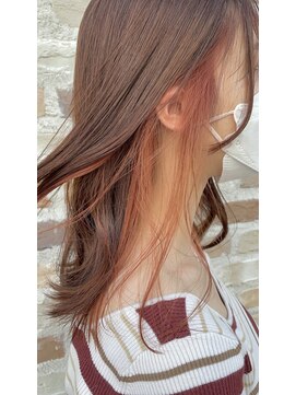 ノエルヘアー(Noel hair) オレンジインナーカラー