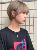 ロンド 表参道店(Lond)&nbsp;Lond表参道【伊杏】ホワイトベージュ 小顔ショート