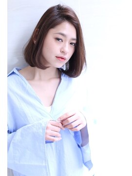 オーロ 池田店(ORO) ことりベージュ大人かわいい小顔スリークボブ大人ボブ