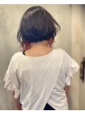 ニュアンスカラー★インナーカラーボブ/エフラージュカット
