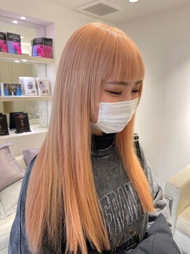 ベレーザ 渋谷(BELEZA) 2401透明感外国人風カラーオレンジベイビーピンクネオンカラー