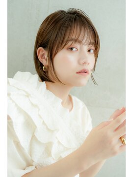 アイディール(:ideal) 秋のブラウンカラー×ショートボブ