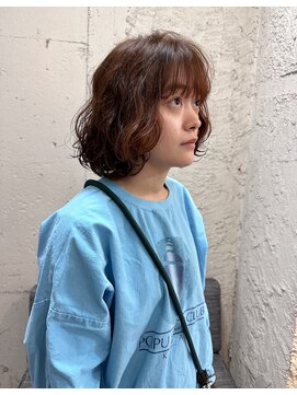 ペネロープ(Penelope) ［新宿］くせ毛風パーマボブ