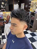 バッドバーバー 蒲田店(BAD BARBER) フェザーアップ アップバング