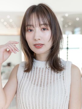 イオ 本厚木(io) 韓国レイヤーくびれミディアムナチュラルカラー小顔フルバング