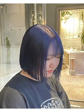 ヲタク(wotaku.) ネイビーブルーブルーシルバーブルージュボブミニボブハイトーン