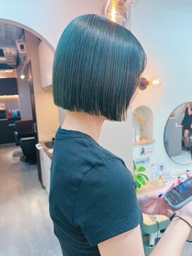 シビバイレボ(CIBI by revo) 地毛風カラー/ナチュラルレイヤーカット/ショートボブ[船橋]