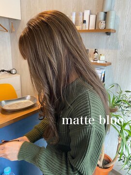 ガレット(galette) マットブルー