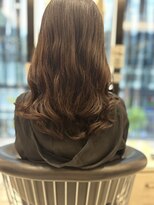 アピッシュ ギンザ(apish ginza)&nbsp;コテ巻き風パーマ/伸ばしかけ/韓国風パーマ/ロングパーマ/ゆるめ