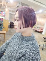 スーハ 恵比寿(SUUHA)&nbsp;フラミンゴ/ラベンダーピンクのハイトーンカラーグラボブモード