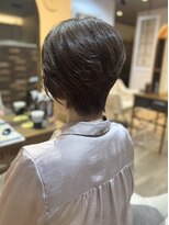 ハートボックス 四谷店(Heart box) 癖を味方に!大人ショート×オリーブアッシュ40代50代60代